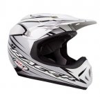 RXT Racer Kids MX Helmet - Grey/silver