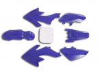 CRF 50 7 piece Plastics kit - blue