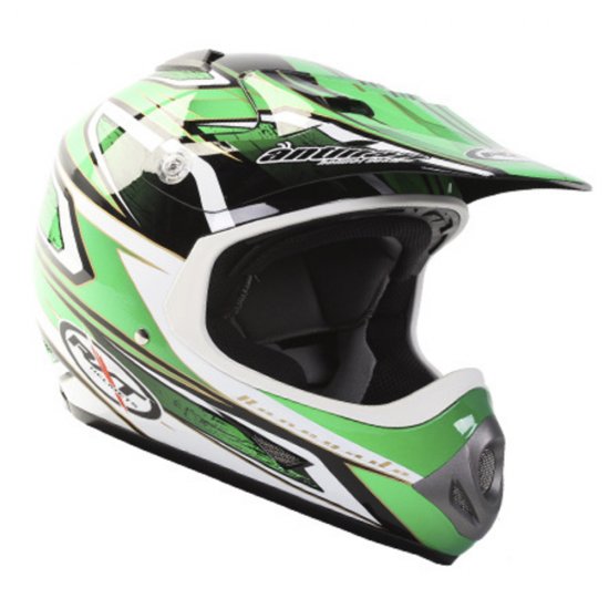 RXT Renagade Adult MX Helmet - Green - Click Image to Close