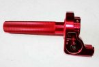 1/4 turn Anodised CNC throttle - Red
