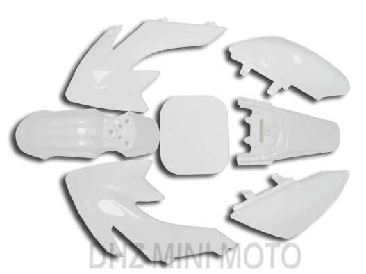 CRF 50 7 piece Plastics kit - white - Click Image to Close