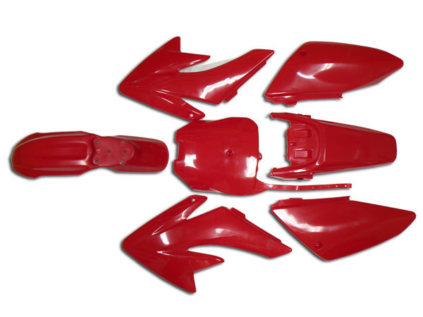 CRF 70 7 piece Plastics kit - red - Click Image to Close