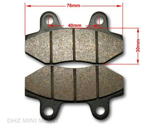 Brake Pads Pitsterpro Front - Click Image to Close