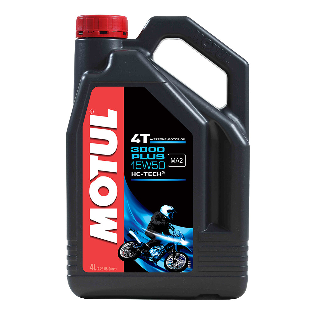 Motul 3000 Plus 15w50 4 Stroke Oil - 4 Litre