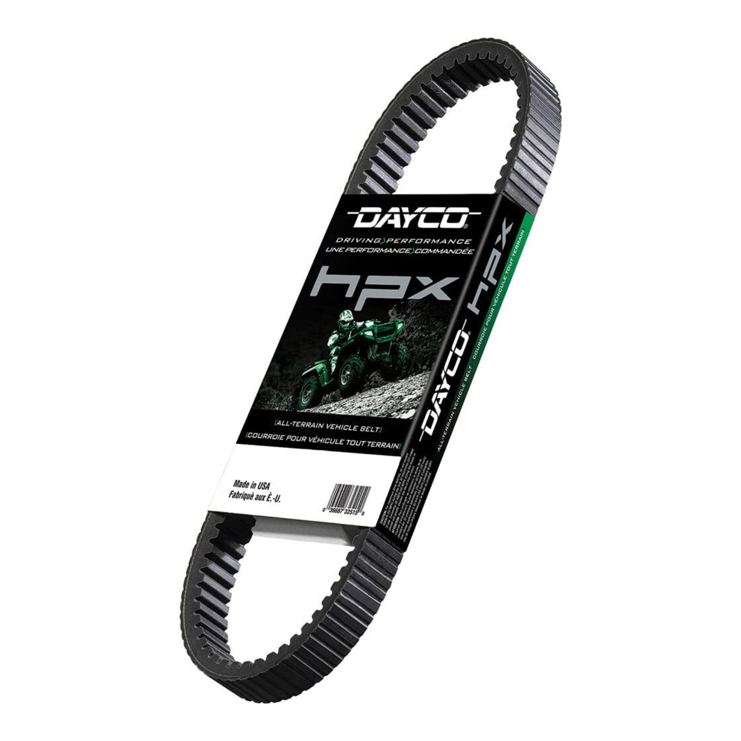 Dayco ATV Drive Belt HPX - HPX2250 (Indent XUV 550 2012-)
