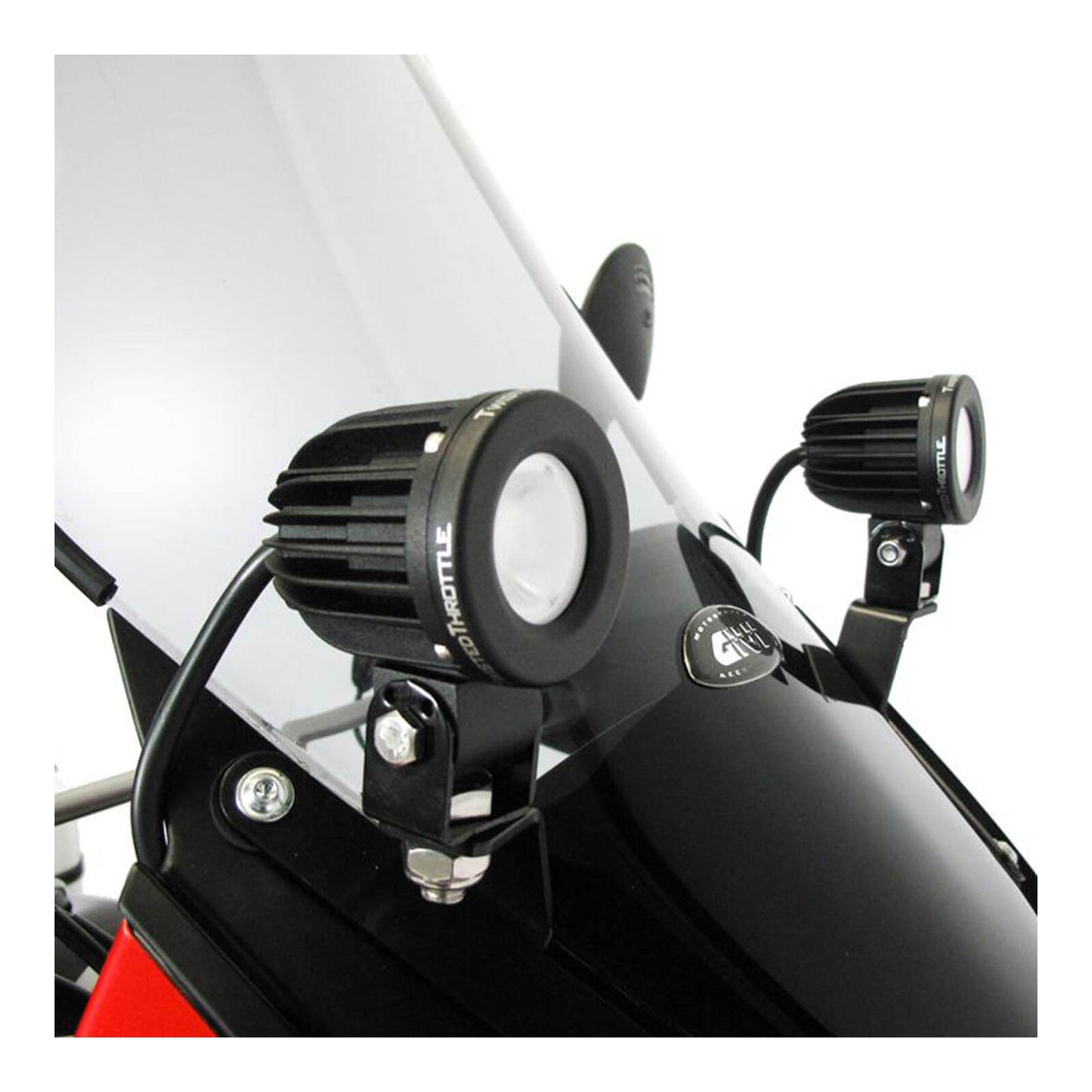 Denali Dashboard-Mount Light Brackets ('08-) - Kawasaki KLR650E