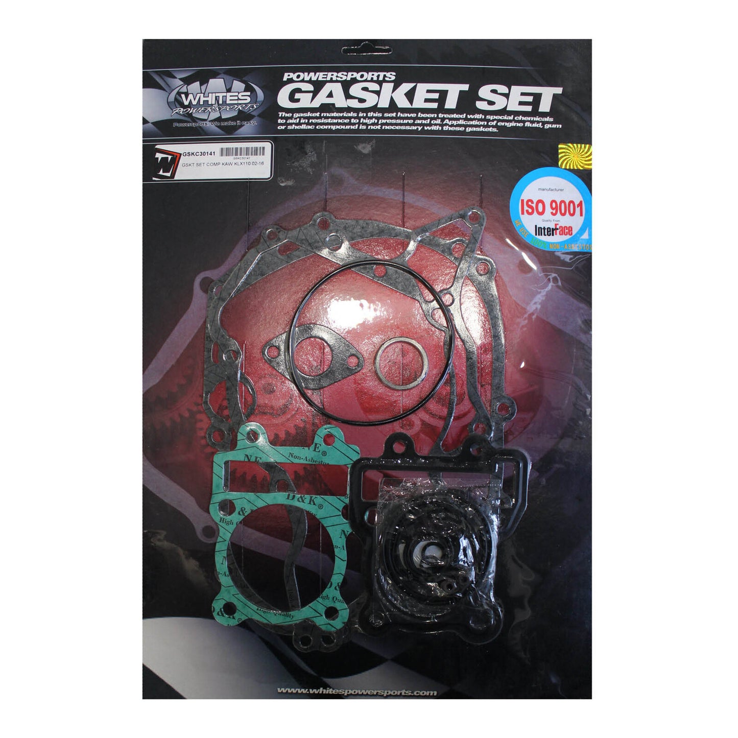 Whites Gasket Set Complete Kawasaki KLX110 '02-'16