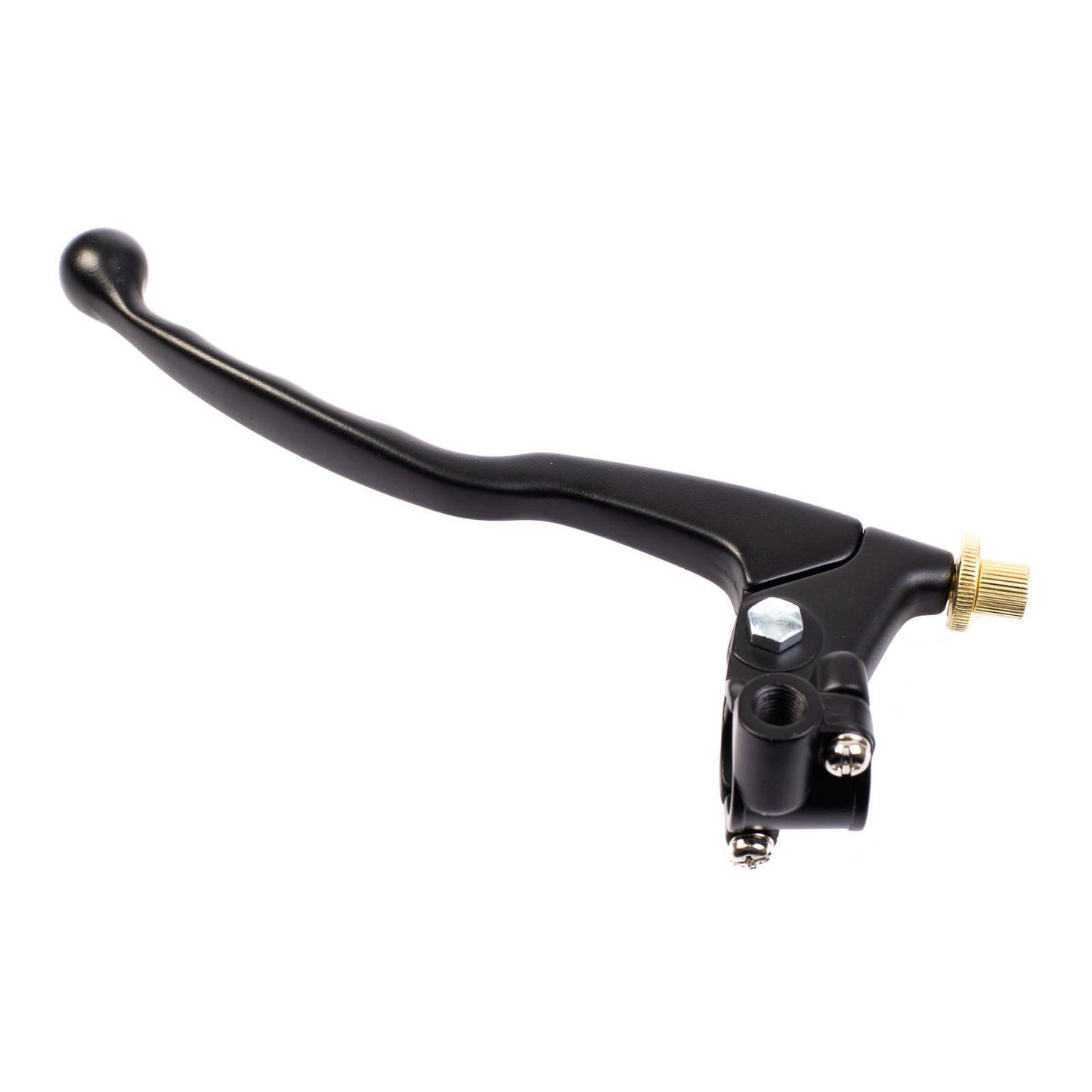 Whites Clutch Lever Assembly - Black with Mirror Mount