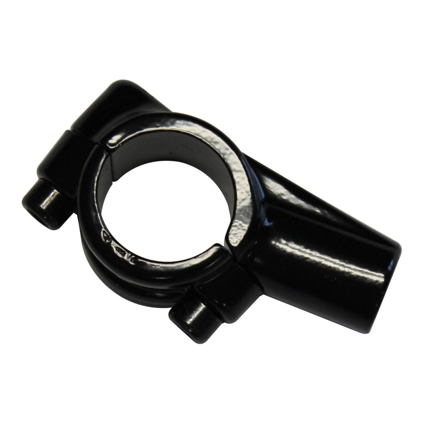 Whites Left Bracket 2-piece (Mirror Mount Only) - Black for 10mm mirrors