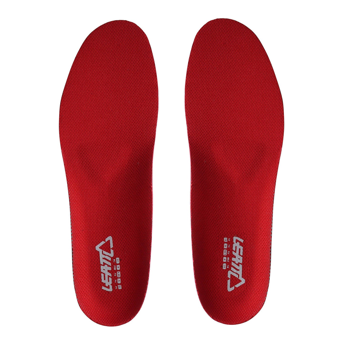 Leatt 4.5/5.5 Boot Footbed (Insole) - Red (US9) Pair