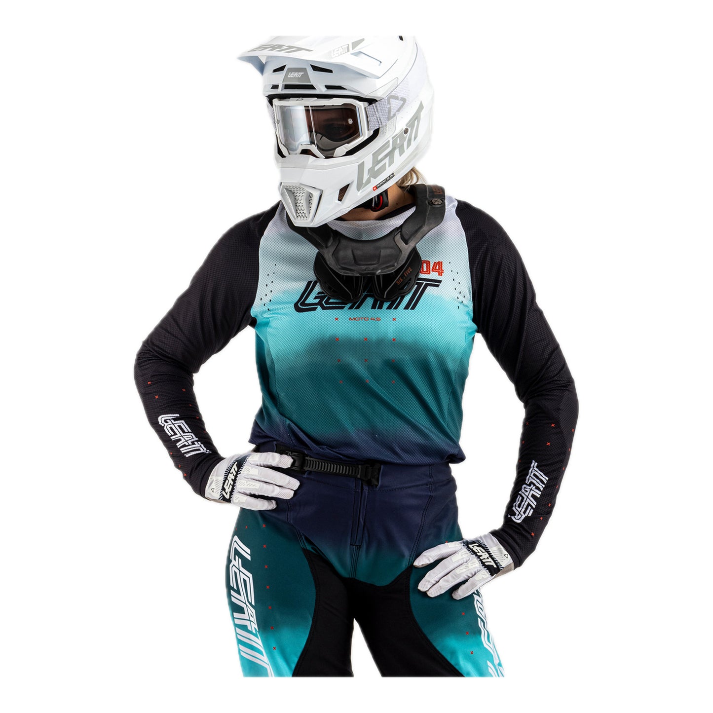 Leatt 2025 4.5 Lite Women's Jersey - Marine (2XL)