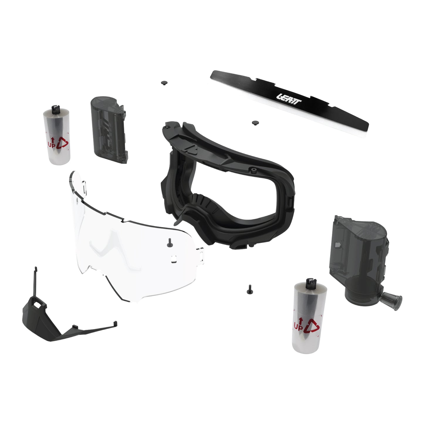 Leatt 6.5 Velocity Goggle Roll-off - Green / Clear 83 VLT