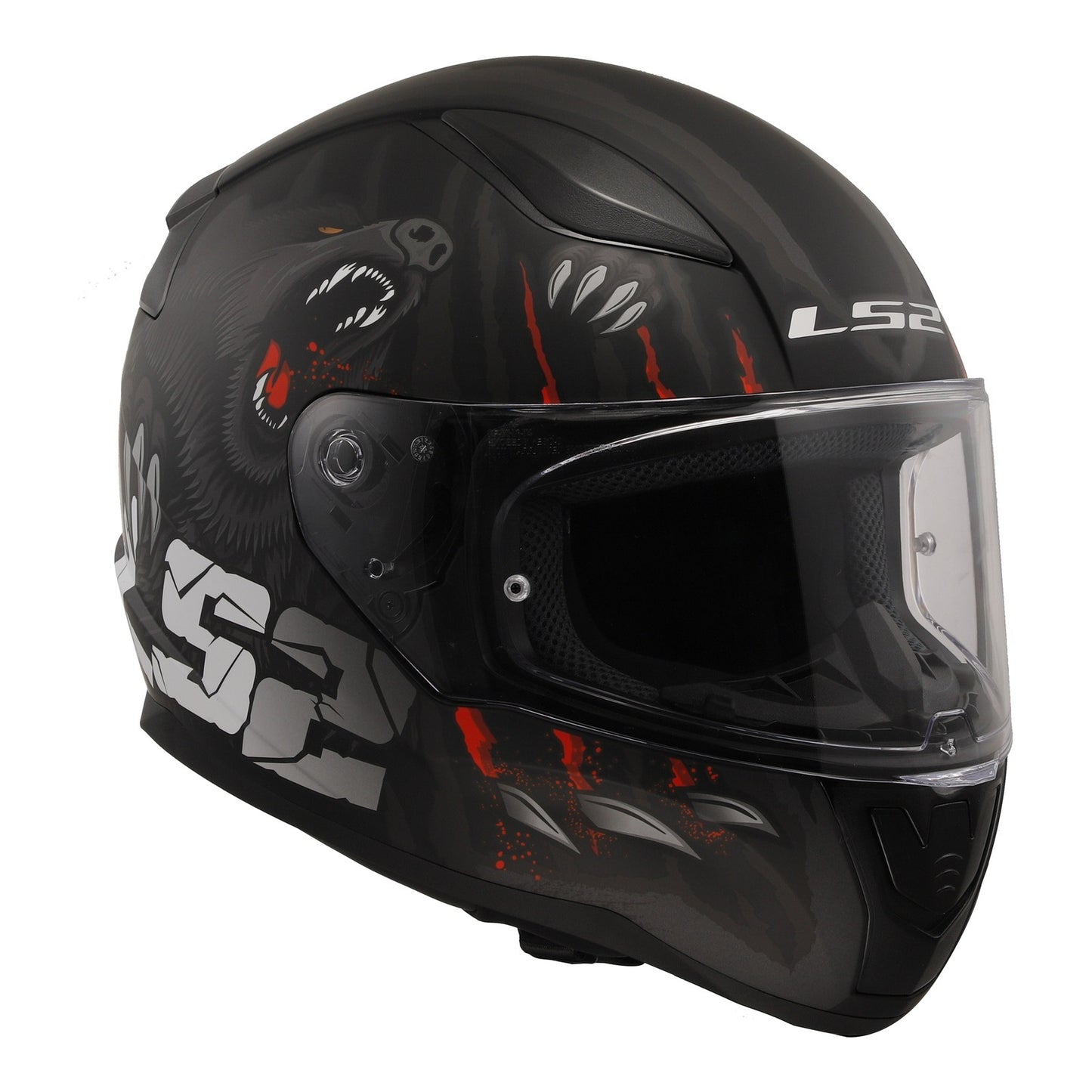 LS2 FF353 Rapid II (XS) Claw - Black 06