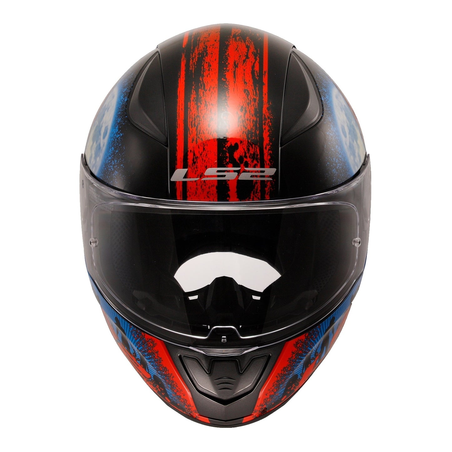 LS2 FF353 Rapid II (3XL) Zombie - Gloss Black / Red / White 06
