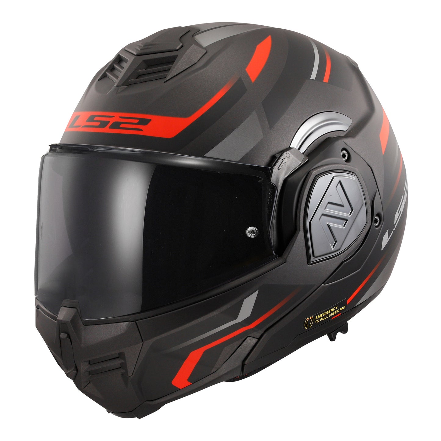 LS2 FF906 Advant (3XL) Kuka - Matte Black / Red 06