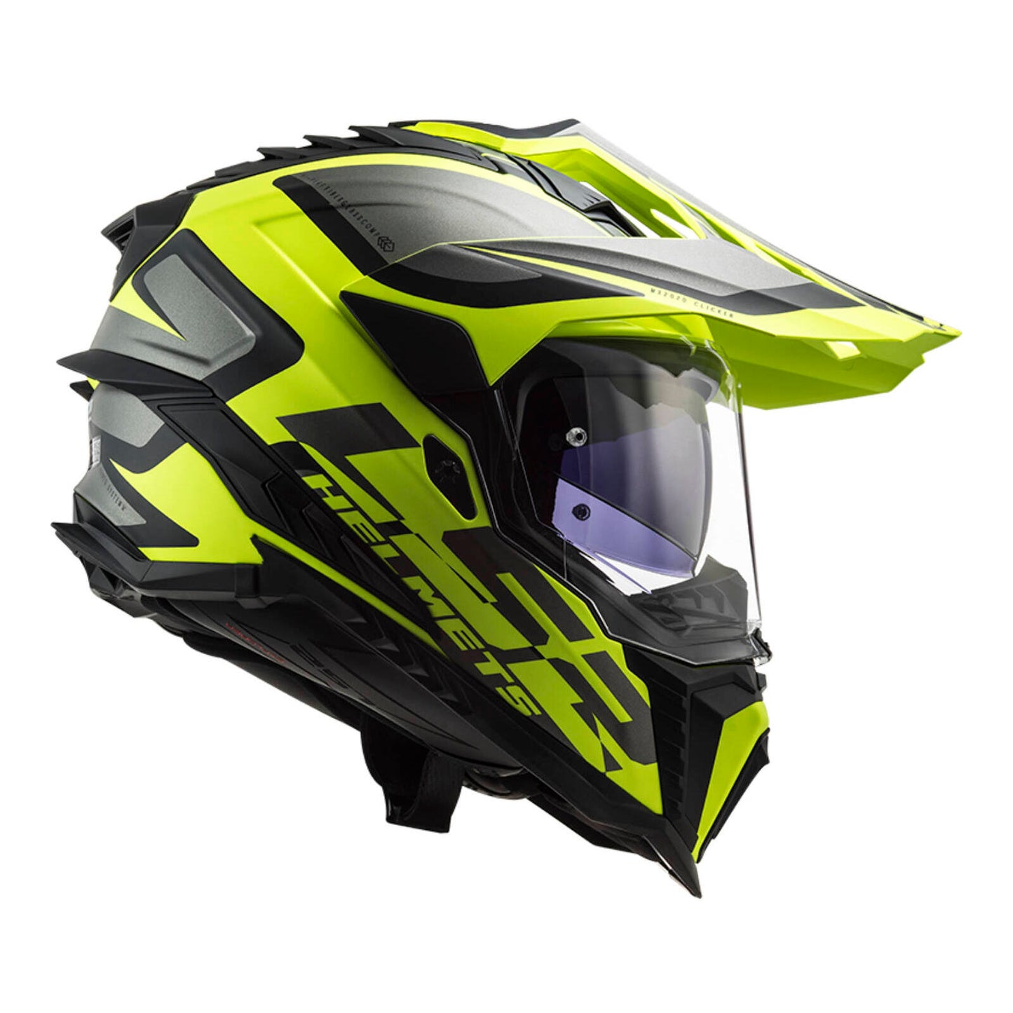 LS2 MX701 Explorer (S) Alter - Matte Black / Hi-Vis Yellow