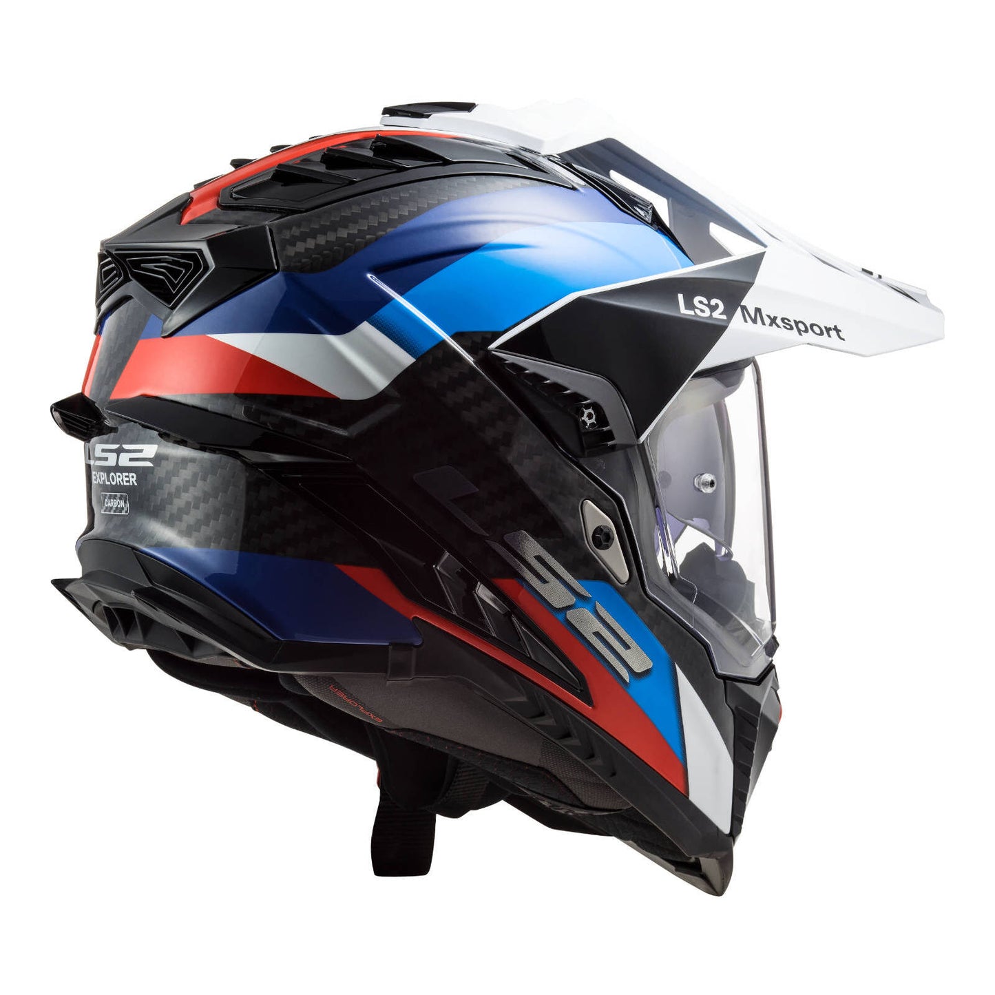 LS2 MX701 Explorer Carbon (XL) Frontier - Black / Blue