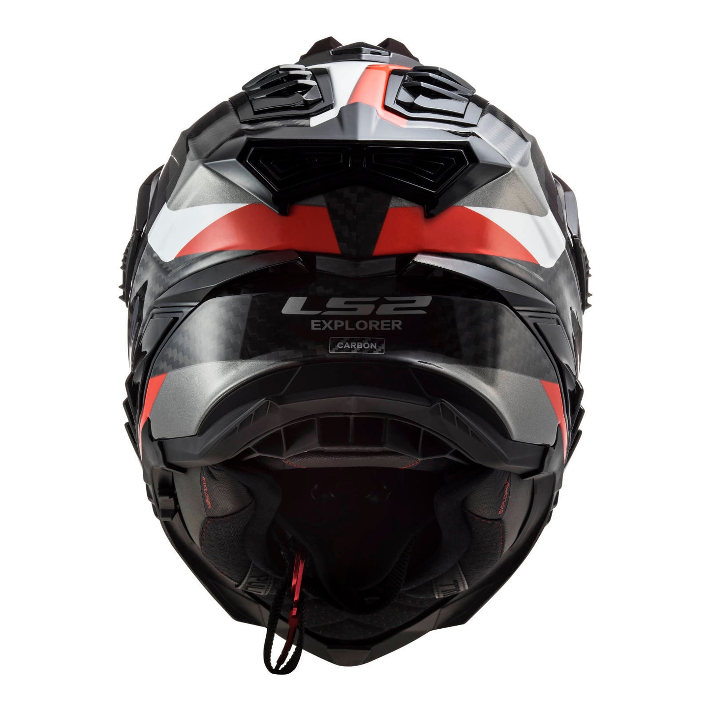 LS2 MX701 Explorer Carbon (XL) Frontier - Titanium / Red