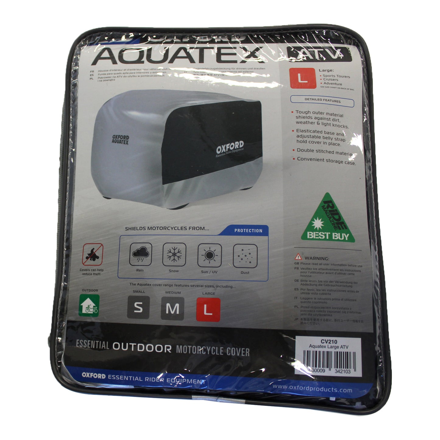 Oxford Aquatex ATV Cover (L)