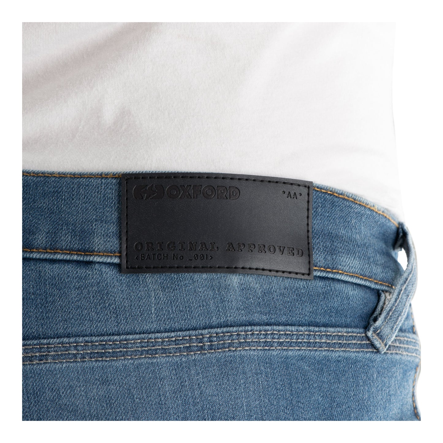 Oxford Original Approved AA Slim Men's Jean - Blue (Short) (36)