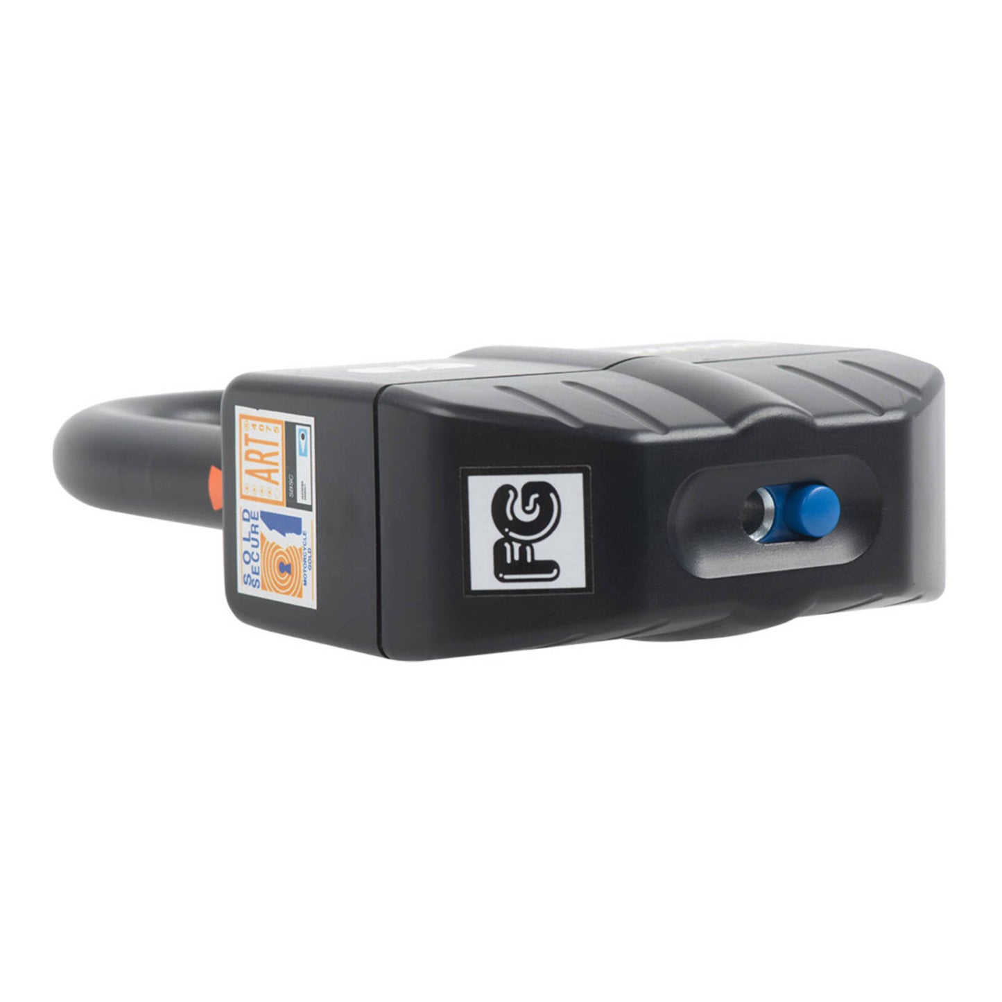 Oxford Boss Alarm 16mm Padlock - Black