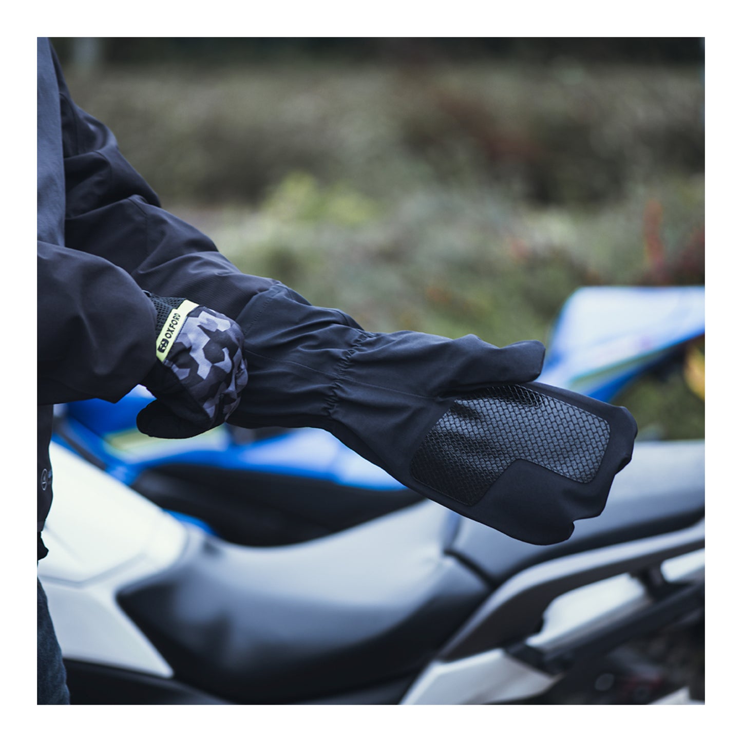 Oxford Rainseal Waterproof Pro Over Gloves - Black (L / XL)