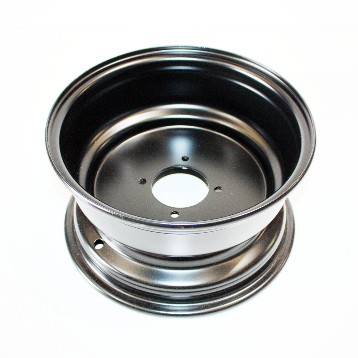 Black 10“10 Inch 66mm Hole 4 Stud Front Wheel Rim 150cc Quad Dirt Bike ATV Buggy