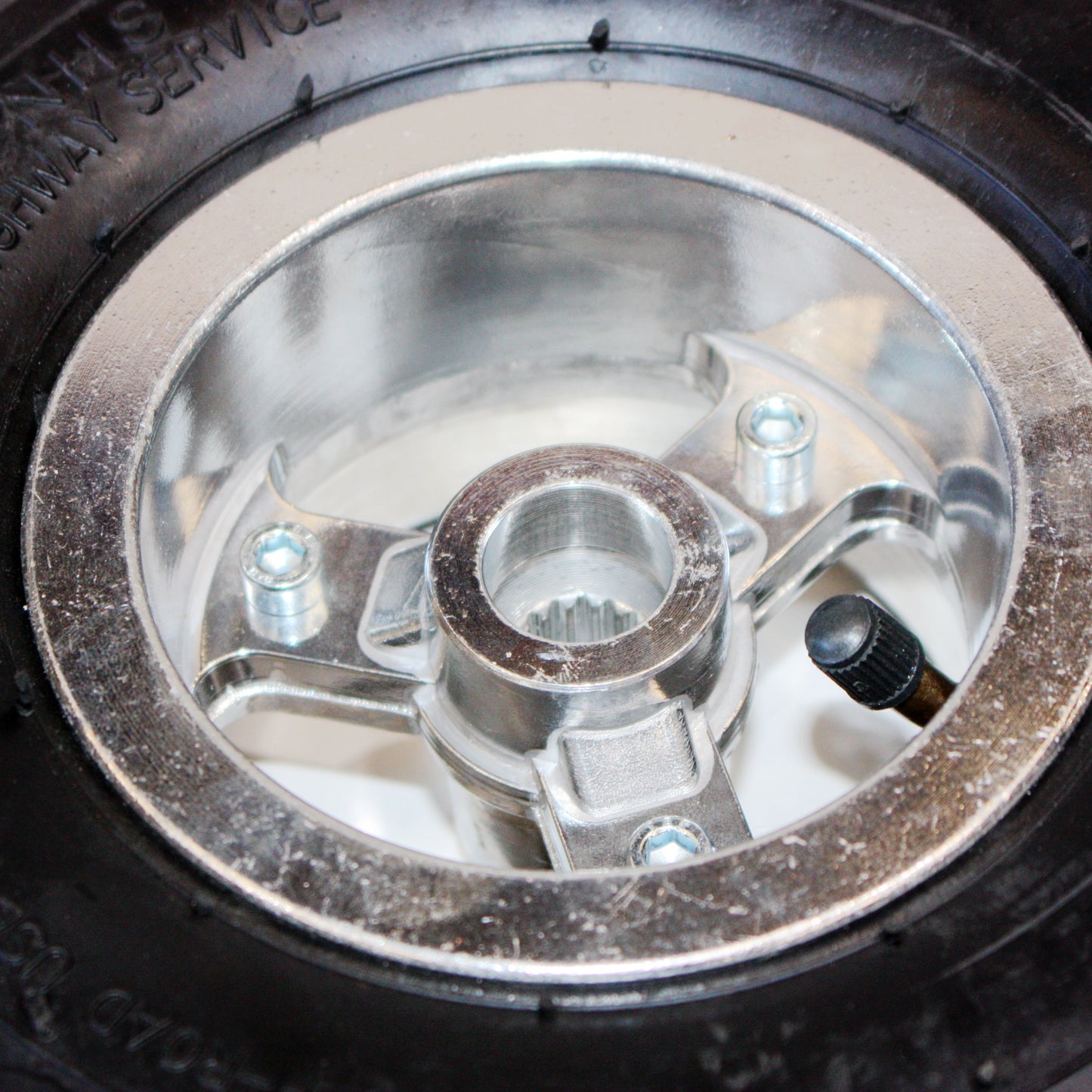 4X 4.10 - 4 4" Inch Rear Back 16T Spline Wheel Rim Tyre 49cc Mini Quad Bike ATV