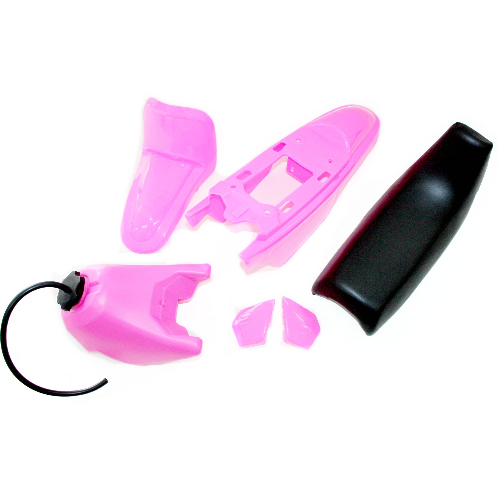 YAMAHA PW50 PINK PLASTICS KIT SEAT FUEL TANK PEEWEE 50 PW 50 PY50 - Foto 14