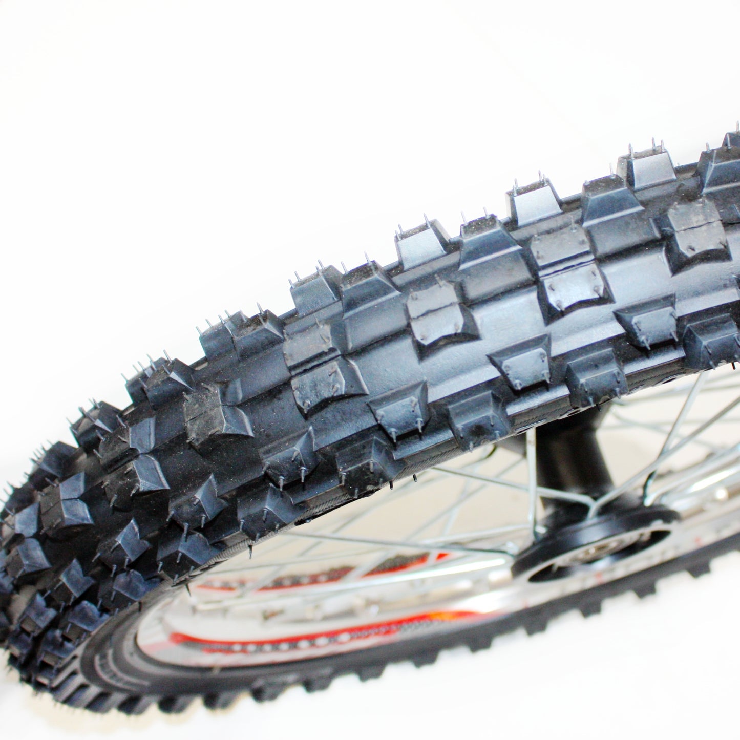 SILVER 15mm Axle 70/100 - 17 17" Inch Front Wheel Rim Tyre PIT PRO Dirt Bike