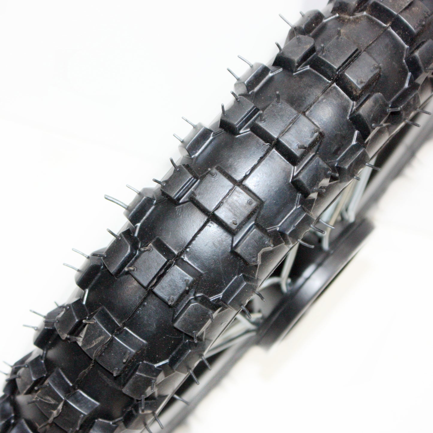 BLACK 2.50 - 10 10" Inch Front Wheel Rim + Knobby Tyre Tire PIT PRO Dirt Bike