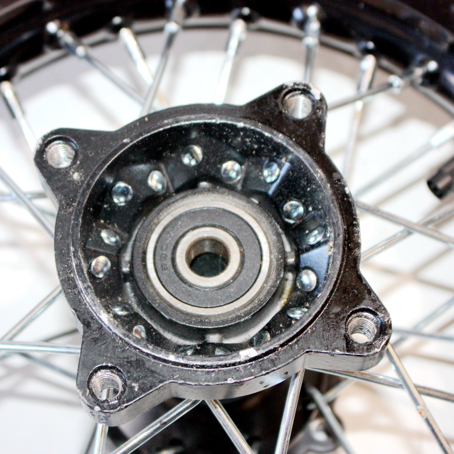 BLACK 15mm Axle 2.50 - 10 10" Inch Rear Wheel Rim + Tyre Tire PIT PRO Dirt Bike