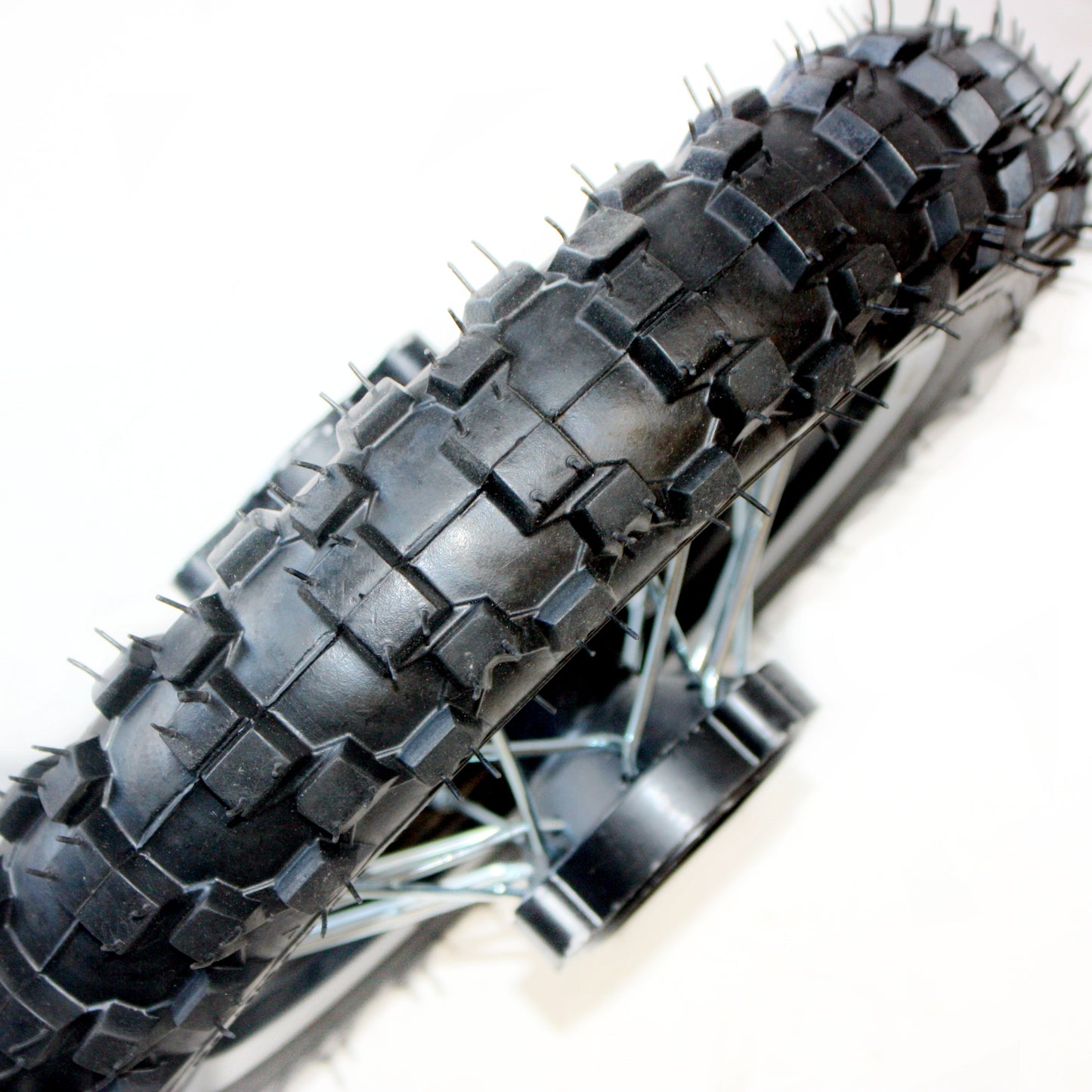 BLACK 15mm Axle 2.50 - 10 10" Inch Rear Wheel Rim + Tyre Tire PIT PRO Dirt Bike