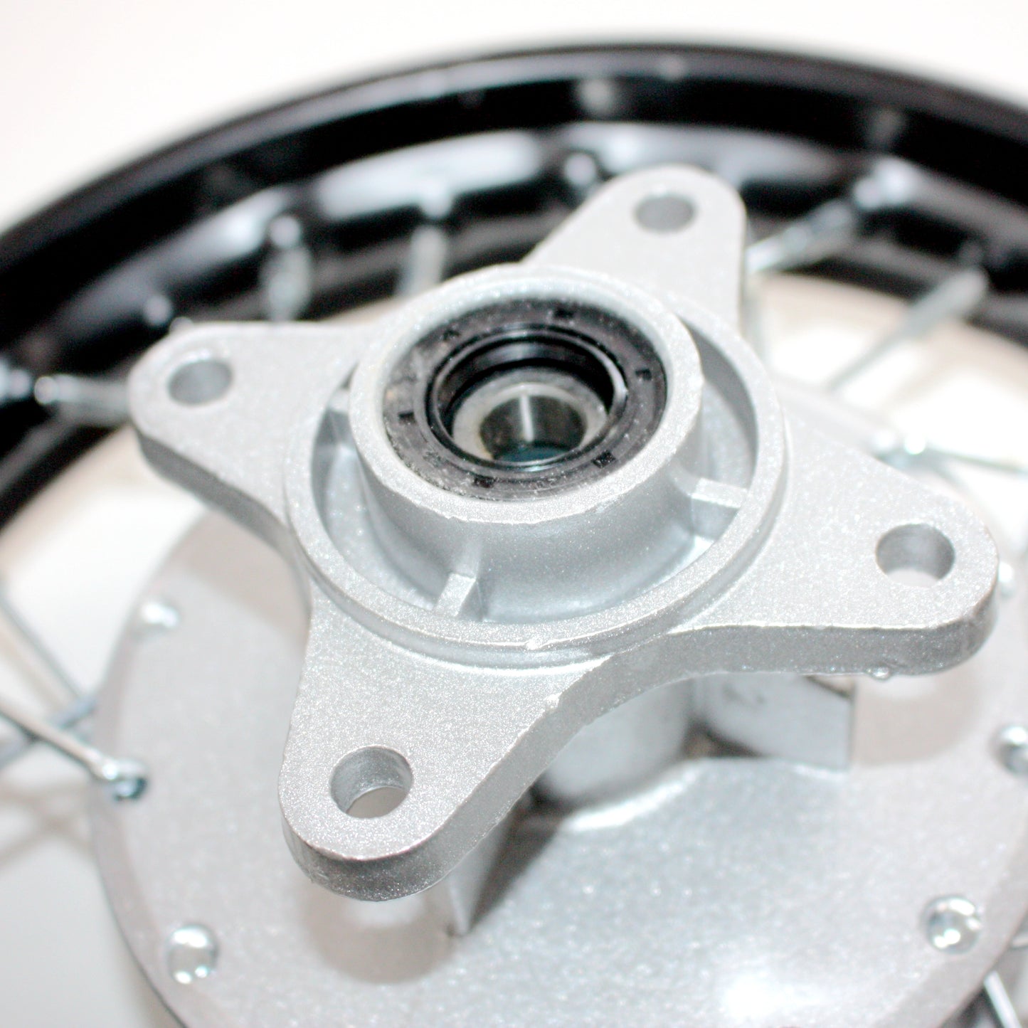 BLACK 2.50 - 10 1.4X 10 10" Inch Back Drum Brake Hub Wheel Rim PIT PRO Dirt Bike