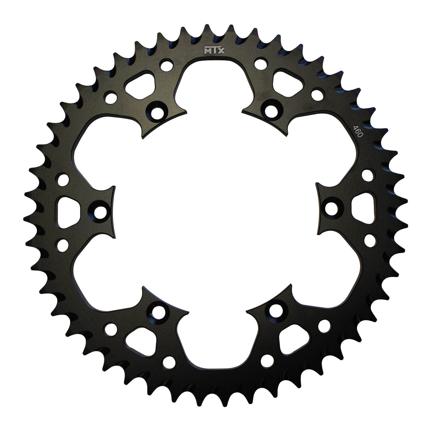 MTX 460 Zero Aluminium Rear Sprocket #520 - Black (52T) (11A-110-52BLK)