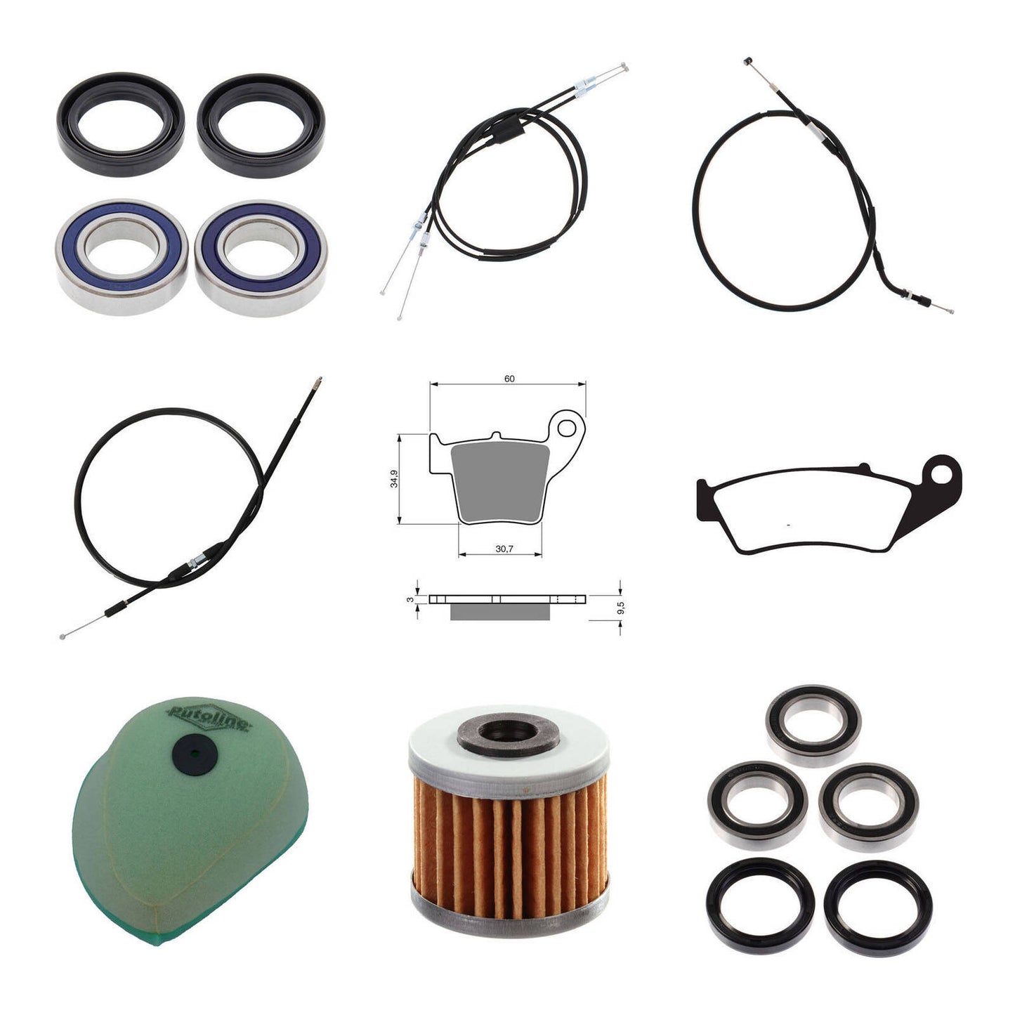 OFFROAD REFURB KIT - HON CRF450R 07-08