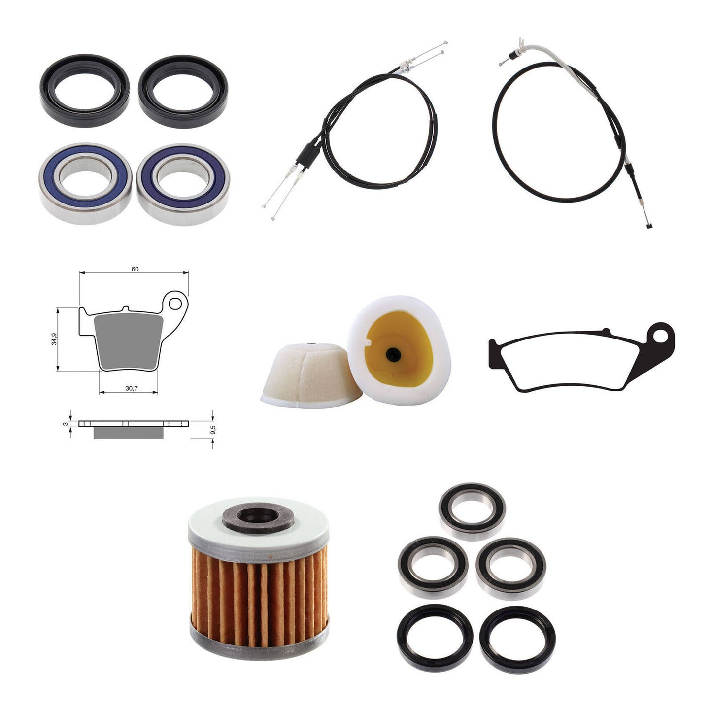 OFFROAD REFURB KIT - HON CRF450R 09-12
