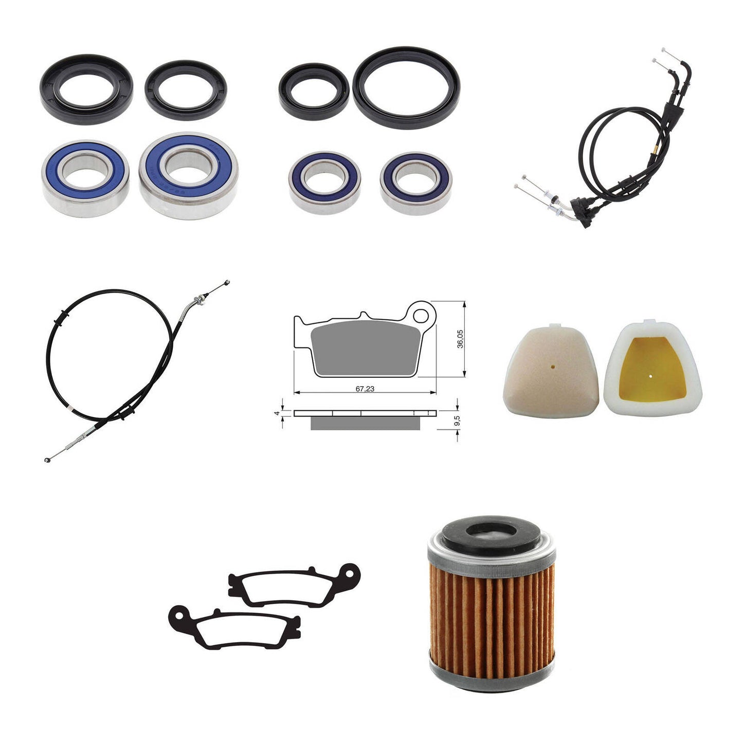 OFFROAD REFURB KIT - YAM WR450F 16-19