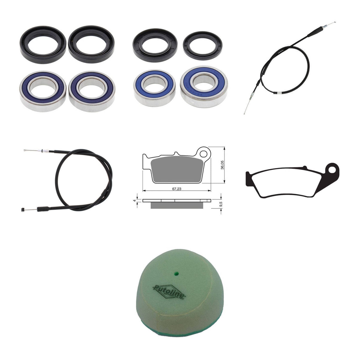 OFFROAD REFURB KIT - YAM YZ125 07