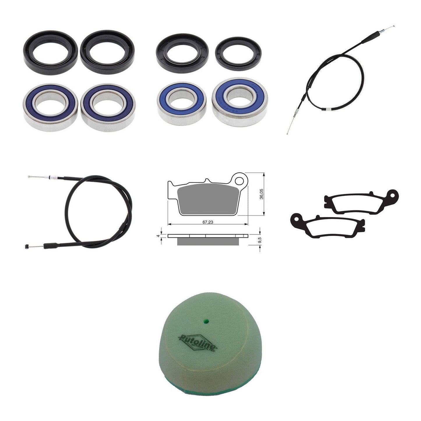 OFFROAD REFURB KIT - YAM YZ125 08-20 / YZ125X 20