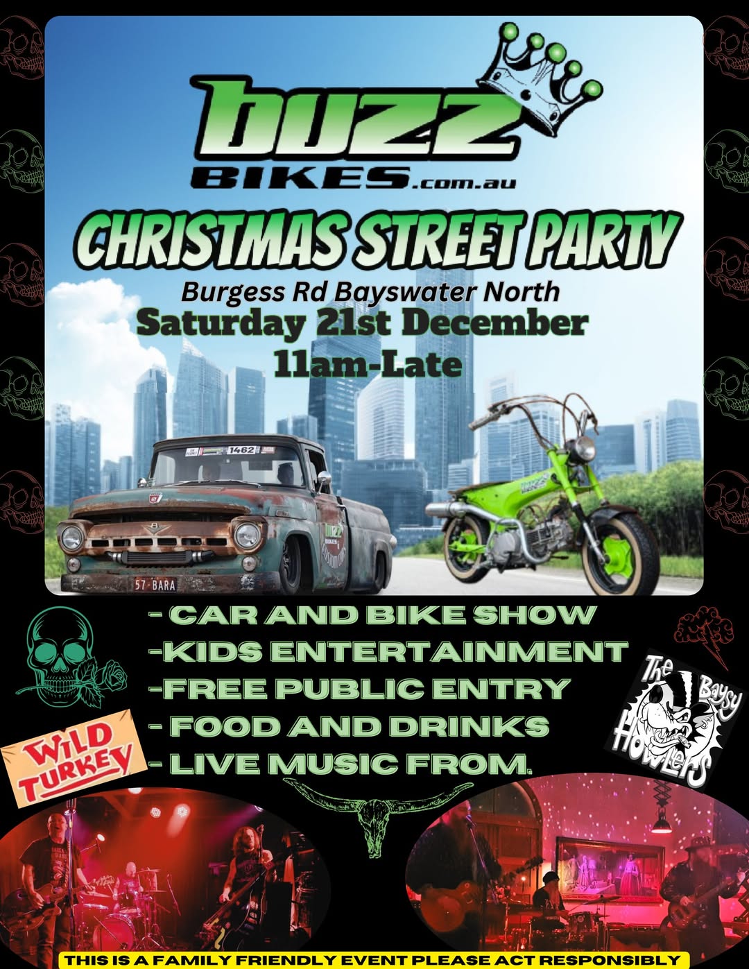 21st December, Buzz Bikes Street Xmas Party