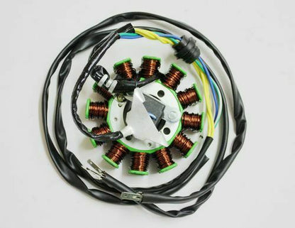 12 Pole Magneto Stator Roller Flywheel 200cc 250cc Engine PIT Quad Dirt Bike ATV