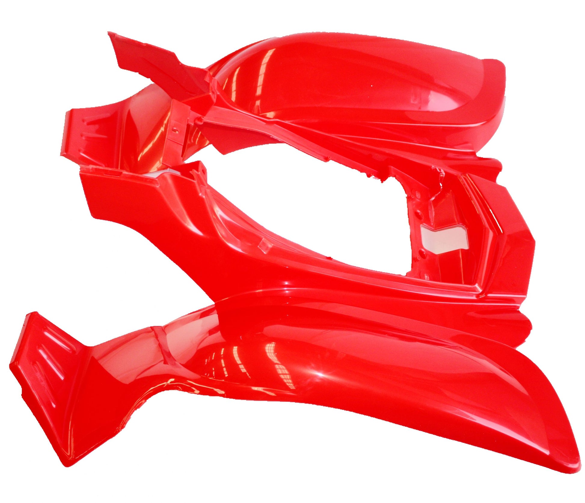 RED Plastics Fairing Fenders Cover Guard Kit 250cc Dinosaur Quad Dirt Bike ATV