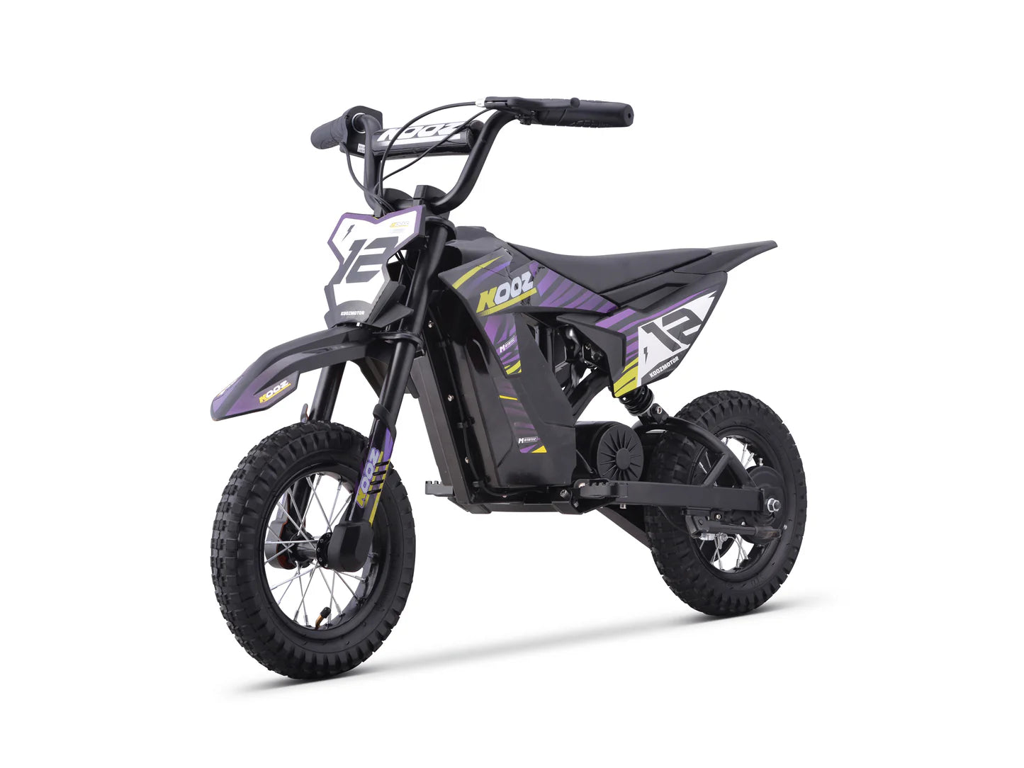 DHZ 420W Electric Kids Mini Off-Road Dirt Bike, 3 Speeds Control