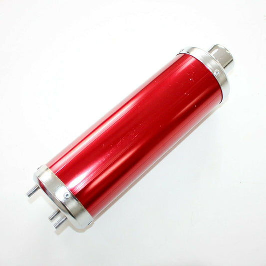 310mm Exhaust RED Alloy Mufflers 110cc 125cc Quad Dirt Bike ATV Buggy Go Karts