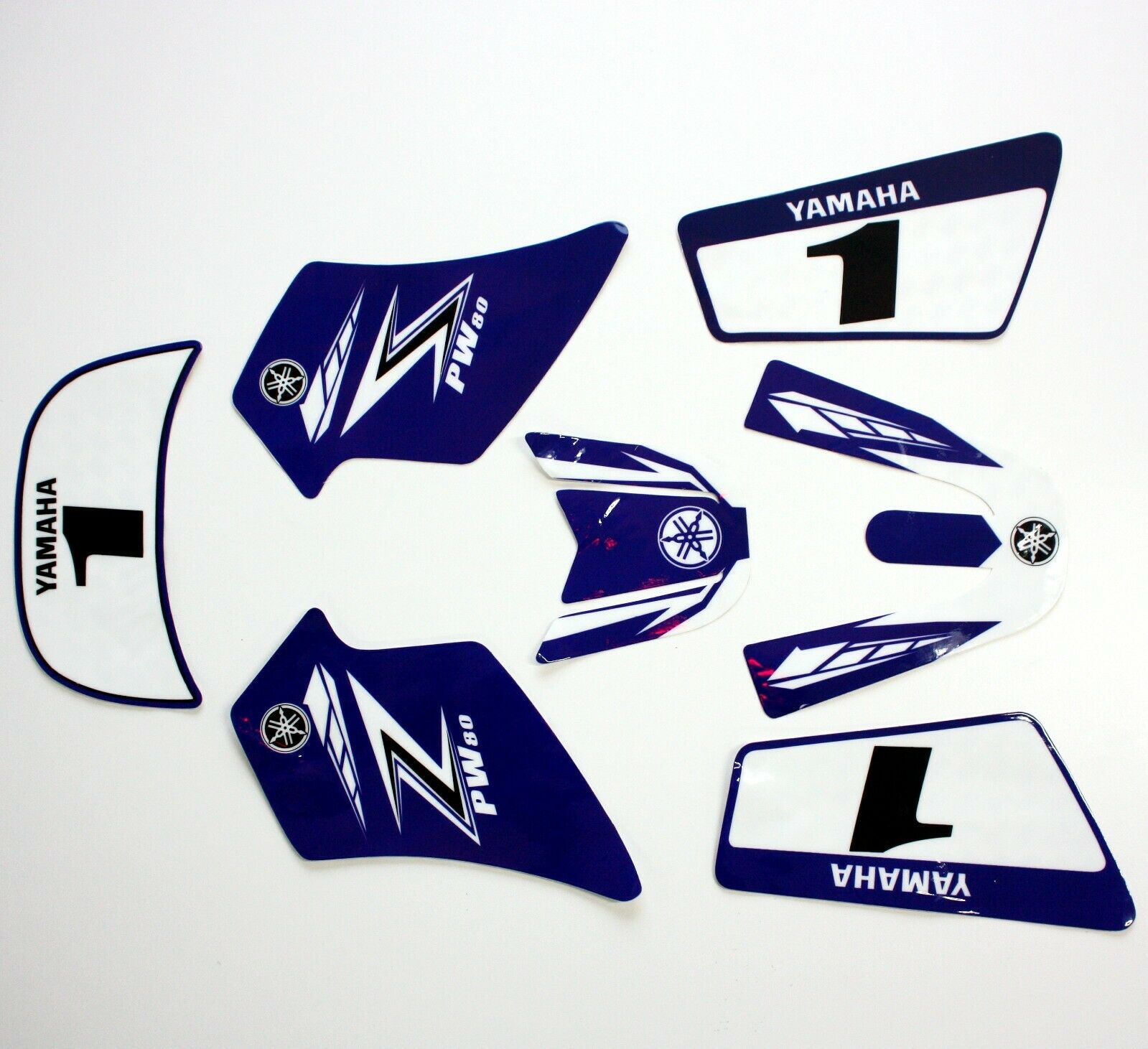 3M BLUE Decals Graphics Sticker Kit YAMAHA PEEWEE 50 PW50 PY50 Fairing Bike