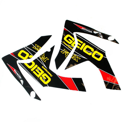 3M GEICO Decal Graphics Sticker Kit CRF 110 CRF110 Fairing PIT PRO Dirt Bike