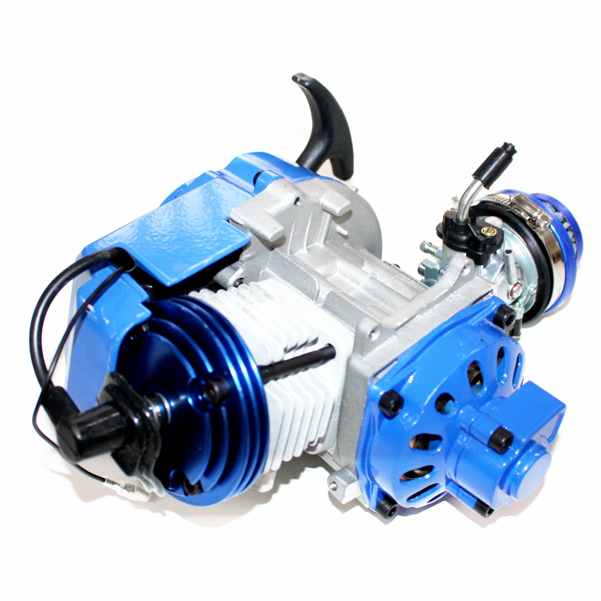 Performance Racing Blue 49cc 2 stroke Engine Motor Mini Pocket Quad Dirt Bike