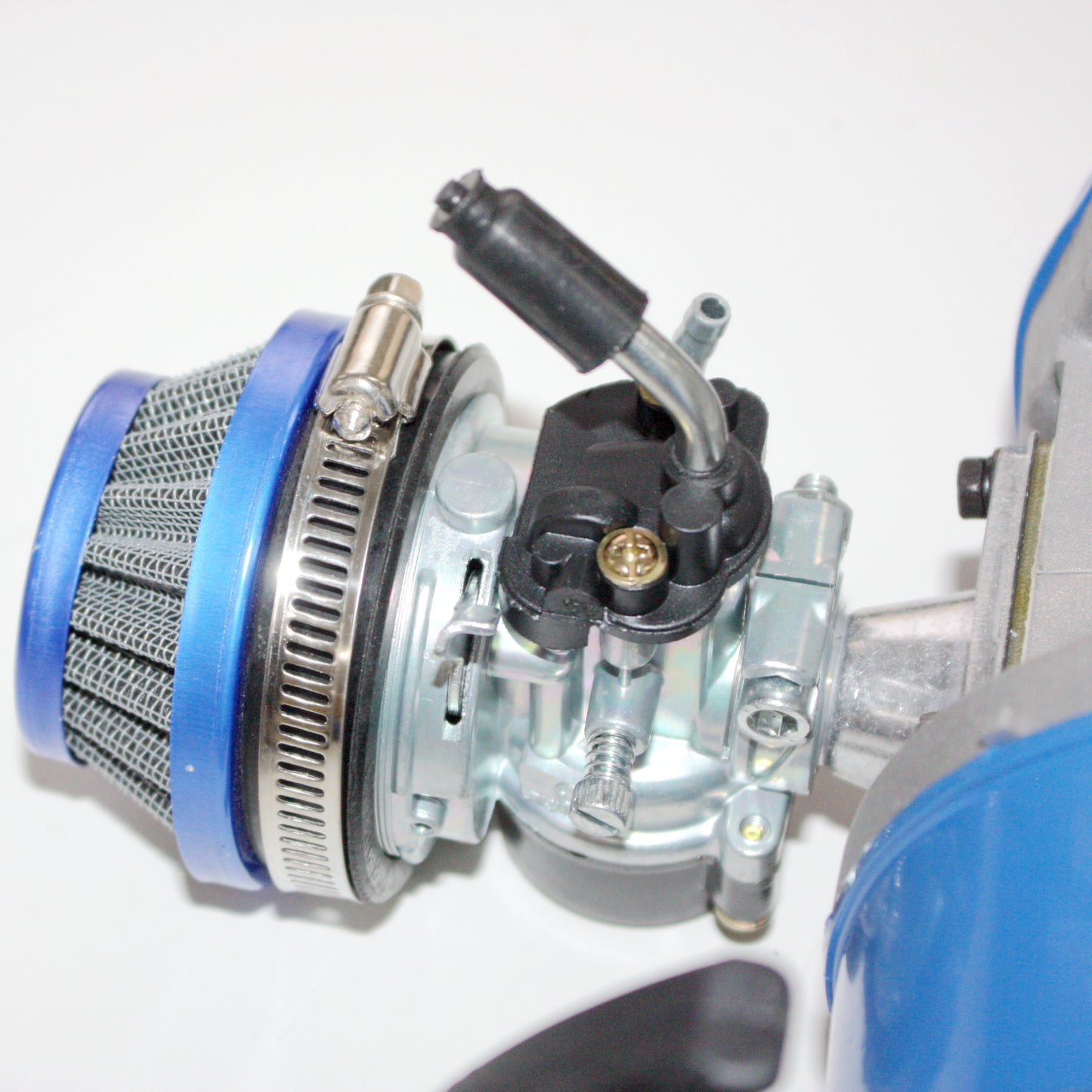 Performance Racing Blue 49cc 2 stroke Engine Motor Mini Pocket Quad Dirt Bike