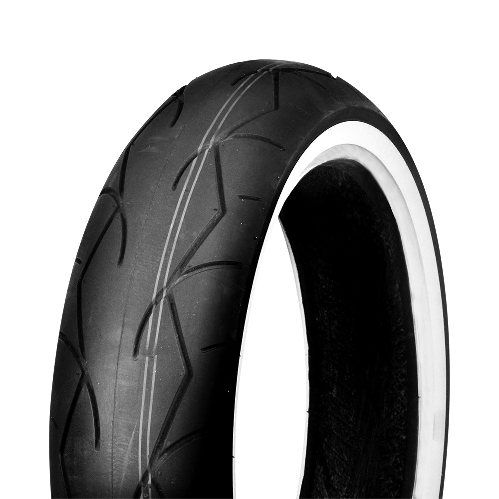 Vee Rubber Tyres VRM302 White Wall 120/70B21 62H Tubeless Front